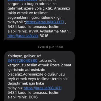 Aras Kargo Marmaraereğlisi Şubesi Sorumsuzluk