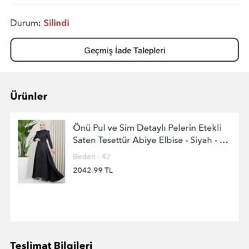 Modanisa Sebepsiz Ve Bilgilendirmeden Sipariş İptali