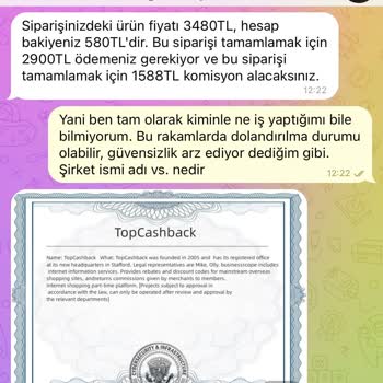 Topcashback Yalan Görev Sistemi