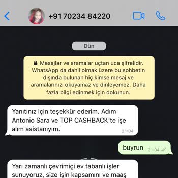 Topcashback Yalan Görev Sistemi