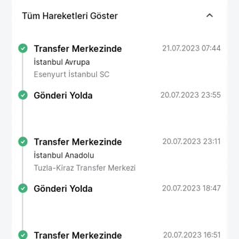 Trendyol Kargom 10 Gündür Aynı Yerde