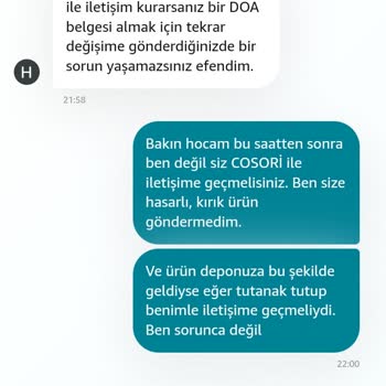 Amazonun Sattığı Cosori Airfryer Garanti Sorunu