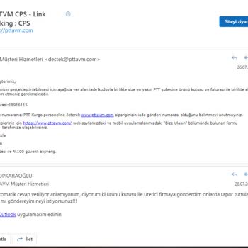 Epttavm İade Ve Müşteri Hizmetleri Süreci