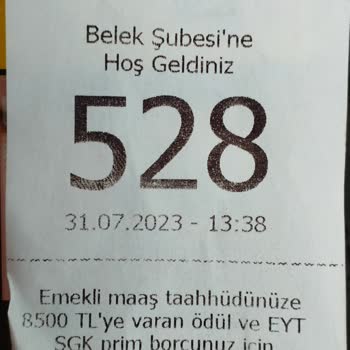 Garanti Bankası Belek Bölgesi Aşırı Bekleme