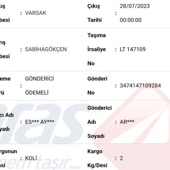 Aras Kargo Yanlış Kargo Getirme