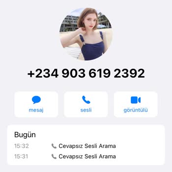 WhatsApp Bilinmeyen Numara