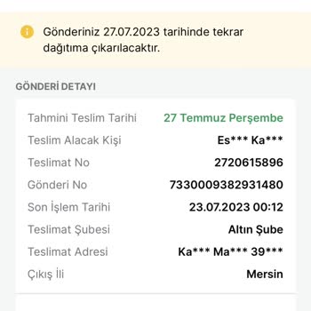 Trendyol Express Kargo Göndermiyor. 23Temmuzdan Beri Gönderi Yolda