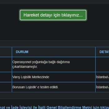 Borusan Lojistik Ürünü Dağıtıma Çıkartmıyor