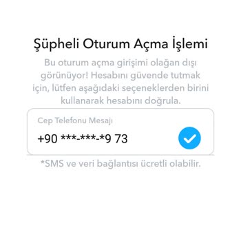 Snapchat Hesabıma Numaramı Değiştirdiğim İçin Giremiyorum