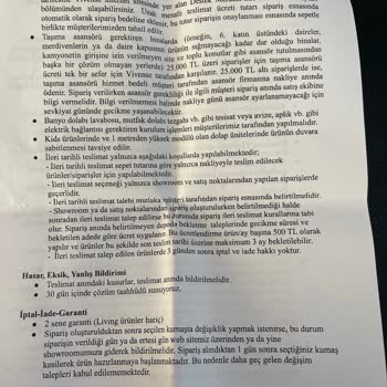 Vivense Müşteri Mağduriyeti, Eksik ve Yanlış Bilgilendirme, İade