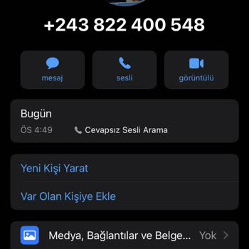 WhatsApp Yabancı Kodlu Numaralar Tarafından Aranıyorum