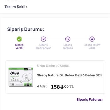 Gratis Kaybolan Bebek Bezi Siparişi!