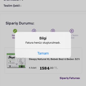 Gratis Kaybolan Bebek Bezi Siparişi!