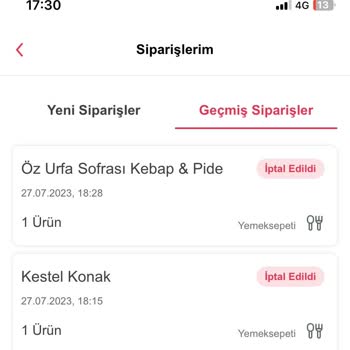 Yemeksepeti 5 Gündür İadem Gönderilmedi Hesabıma