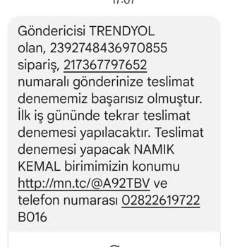 MNG Kargo Teslim Edilmeyen Kargo