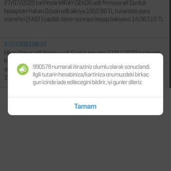 QNB Finansbank Enpara.com ATM Alıkoyulan Para