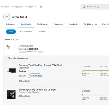 Beko Türkiye Satış Sitesinden Alınan Teslim Edilmeyen Ürün