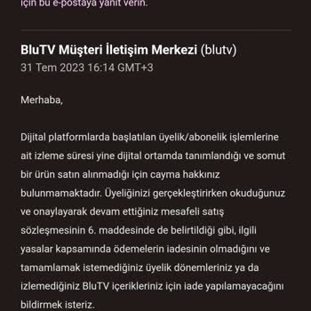 Blu TV Yıllık Üyelik Aldı