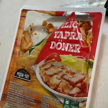 Yaprak Döner BİM Marketten Alınan Döner