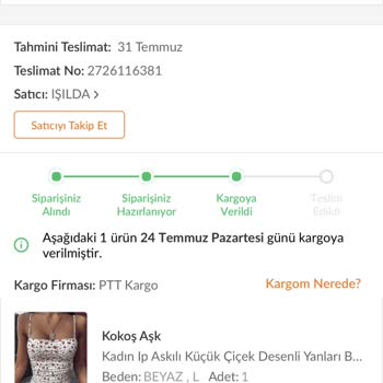 Trendyol Kargo Ürün Gönderimi