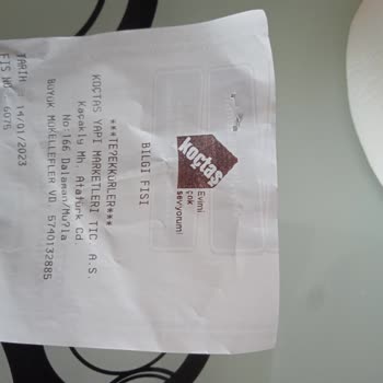 Savora Su Arıtma Koçtaş'tan Alınan Su Arıtma Cihazı İle İlgili Sorun