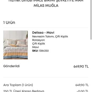 Yataş Enza Home İade Edemiyorum Neden