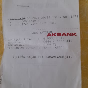 Akbank'ta Kredi Ödemesi Yapılmasına Rağmen Bakiye Eksiye Düşmesi