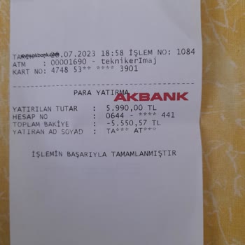 Akbank'ta Kredi Ödemesi Yapılmasına Rağmen Bakiye Eksiye Düşmesi