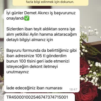 İşin Olsun Sahte İş İlanı
