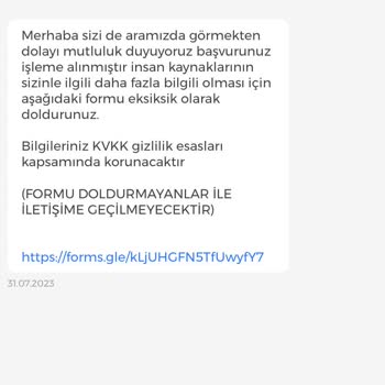 İşin Olsun Sahte İş İlanı
