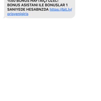 Vodafone Spam SMS Mesaj