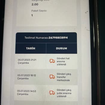 Trendyol Sendeo Kargo Şirketi Kayıp Ürün