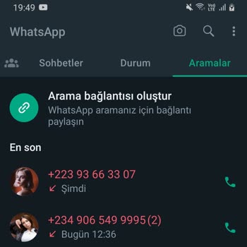 WhatsApp'ta Tanımadığım Numaralar Beni Arıyor