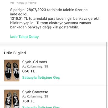 Trendyol Express Dolap Siparişimi Kaybetti