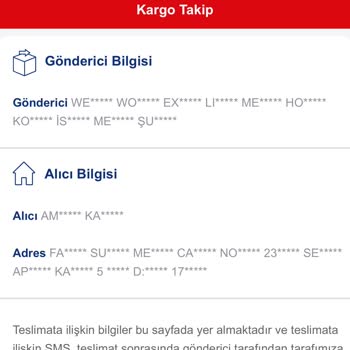 Aras Kargo Paket Teslimatıyla Alakalı