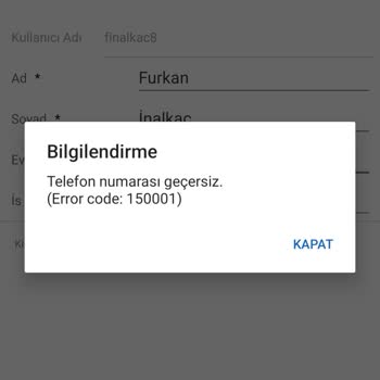 Sahibinden.com Numara Kaydedilmiyor