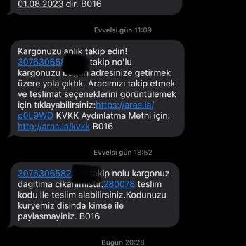 Aras Kargo Kargo Teslimi Yoğunluktan Yapılamıyor. Benim Gidip Almamı İstiyorlar.