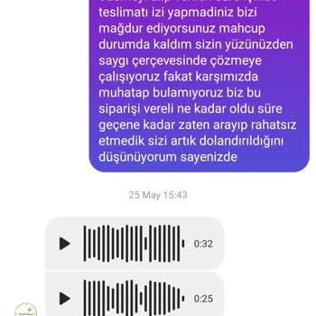 Beroshbabynest (Instagram) Ürün Teslim Edilmemesi