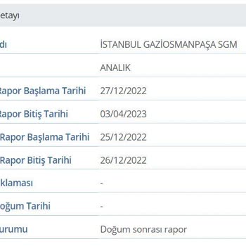 SGK Sigorta Rapor Ödemesi