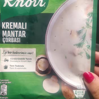 Knorr Mantarsız Mantar Çorbası