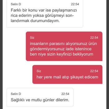 Yemeksepeti Asla Para İademi Yapmadılar