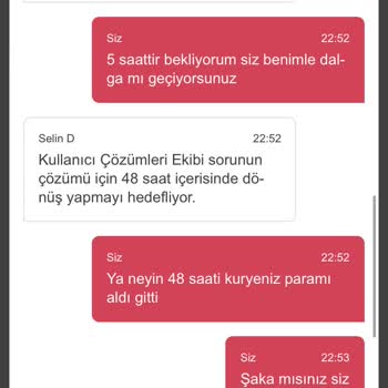 Yemeksepeti Asla Para İademi Yapmadılar