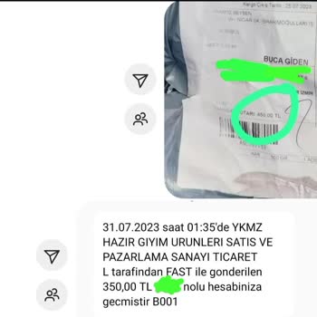 Modanın Işıltısı 100 TL Para İademi İstiyorum.
