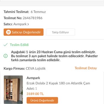 Aras Kargo Ürünümü Teslim Etmiyor