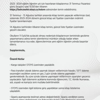 Bahçeşehir Kolejini Kitap Fahiş Kitap Ücreti İstemesi