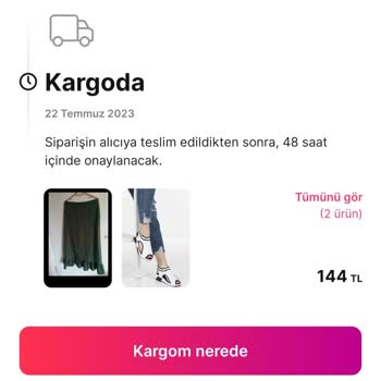 Gardrops Ürün Teslim Edildi Sistemde Hala Kargoda Yazıyor