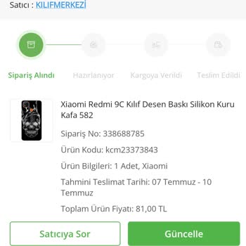 Gönderilemeyen Sipariş Çiçek Sepeti Pişmanlıktır...