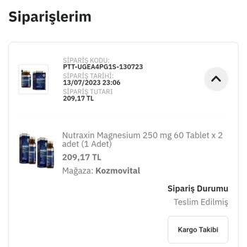 Kozmovital Epttavm Para İadesini Yapmamakta