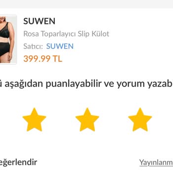 Trendyol Suwen Marka İç Çamaşırı Fiyat Farkı