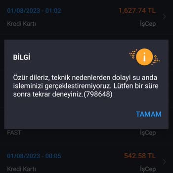 İş Bankası Dekont Görüntüleme Sorunu